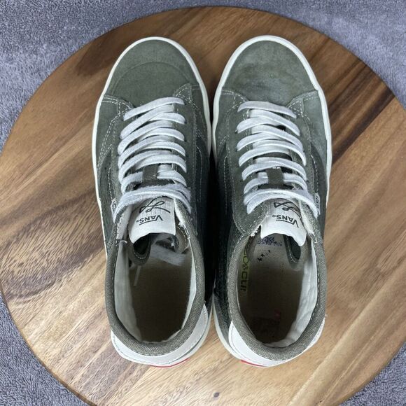 Vans The LIzzie Quilted High Top Sneakers Women's 9.5 Grape Leaf Green Shoes - Picture 7 of 9